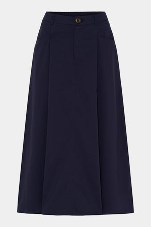 I SAY Sigga Long Skirt Skirts 640 Navy