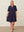 I SAY Sigga Poplin Dress Dresses 640 Navy