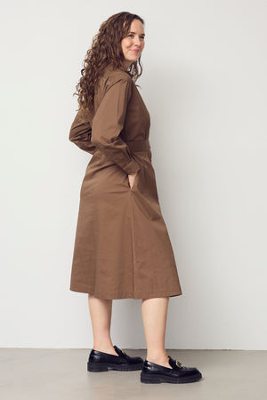 I SAY Sigga Shirt Dress Dresses 391 Cafe Latte