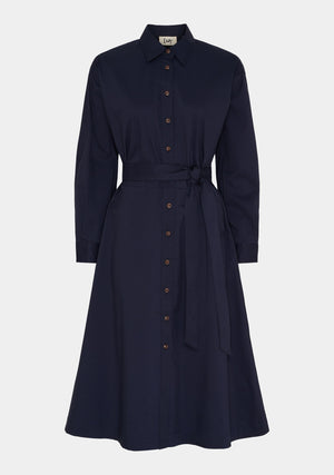 I SAY Sigga Shirt Dress Dresses 640 Navy