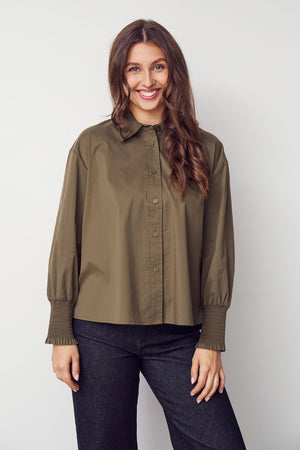 I SAY Sigga Wide Shirt Shirts 885 Khaki