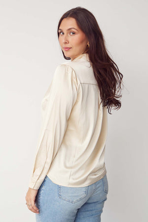 I SAY Steff Basic Shirt Shirts 112 Sand