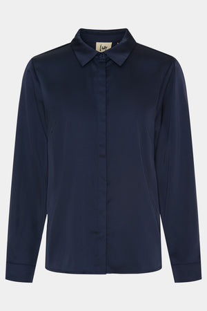 I SAY Steff Basic Shirt Shirts 640 Navy