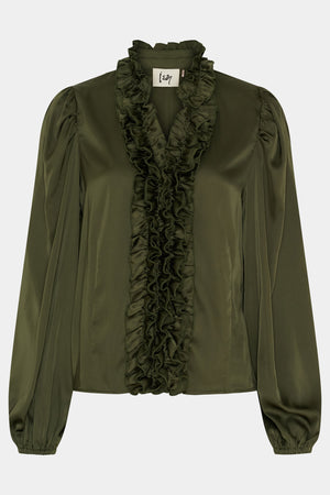 I SAY Steff Blouse Blouses 885 Khaki
