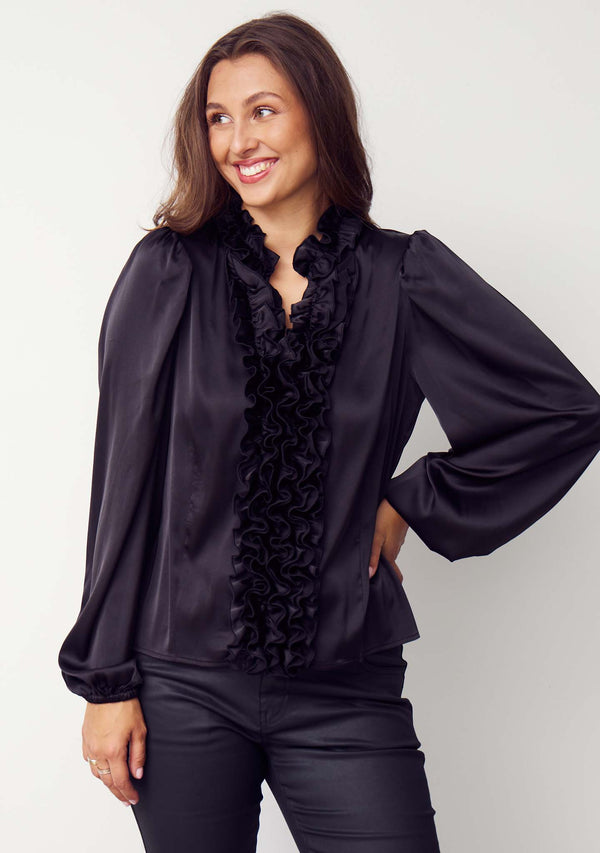 I SAY Steff Blouse Blouses 900 Black