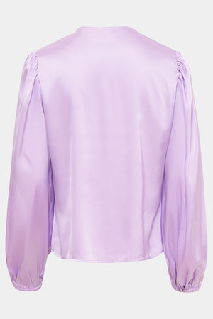 I SAY Steff Flounce Blouse Blouses 541 Purple Light
