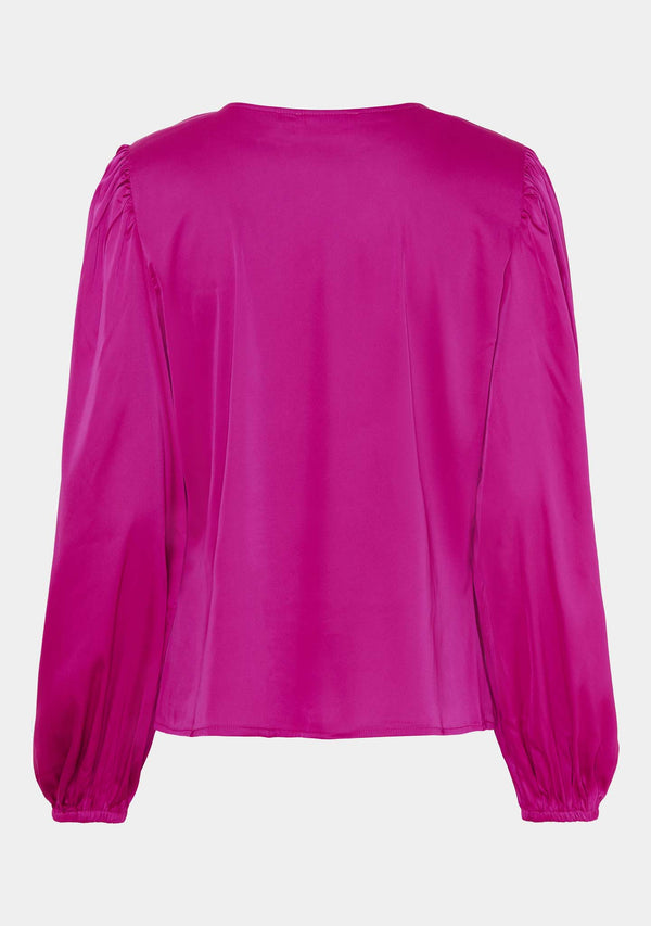 I SAY Steff Flounce Blouse Blouses 544 Autumn Pink