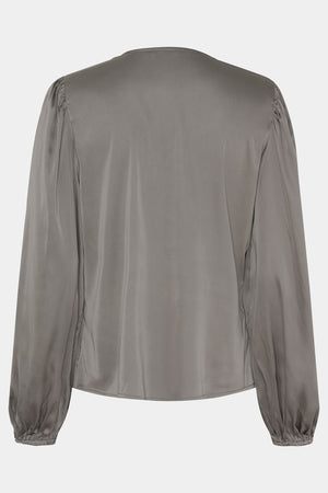 I SAY Steff Flounce Blouse Blouses 911 Grey
