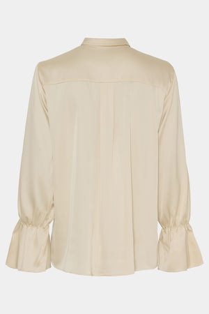 I SAY Steff Flounce Shirt Shirts 112 Sand