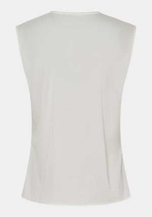 I SAY Steff Flounce Top Tops 101 Broken White