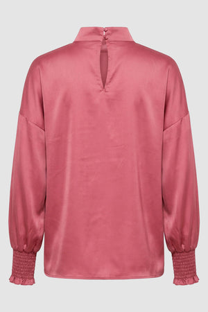 I SAY Steff Highneck Blouse Blouses 402 Blush