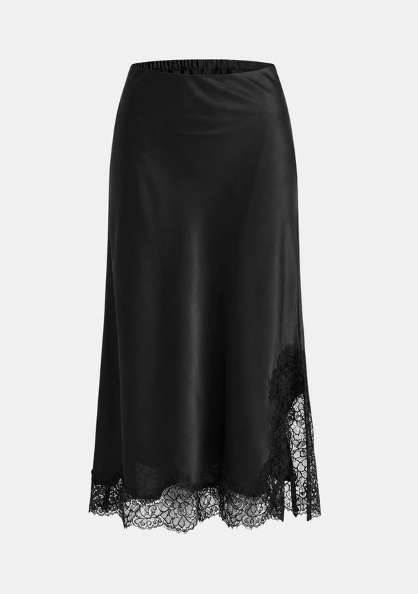 I SAY Steff Lace Skirt Skirts 900 Black