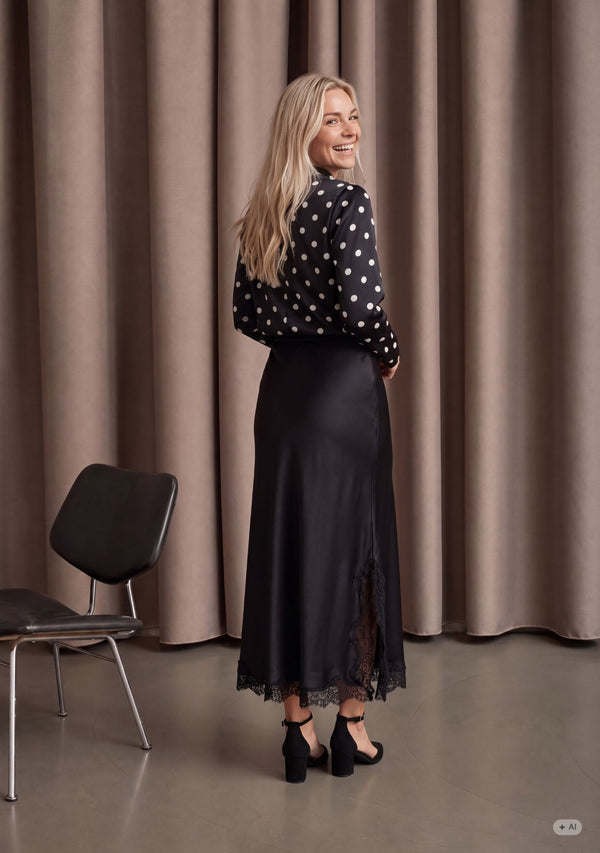 I SAY Steff Lace Skirt Skirts 900 Black