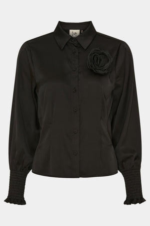 I SAY Steff Shirt Jacket Shirts 900 Black