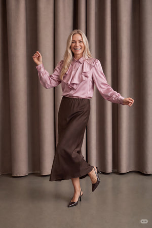 I SAY Steff Skirt Skirts 356 Dark brown