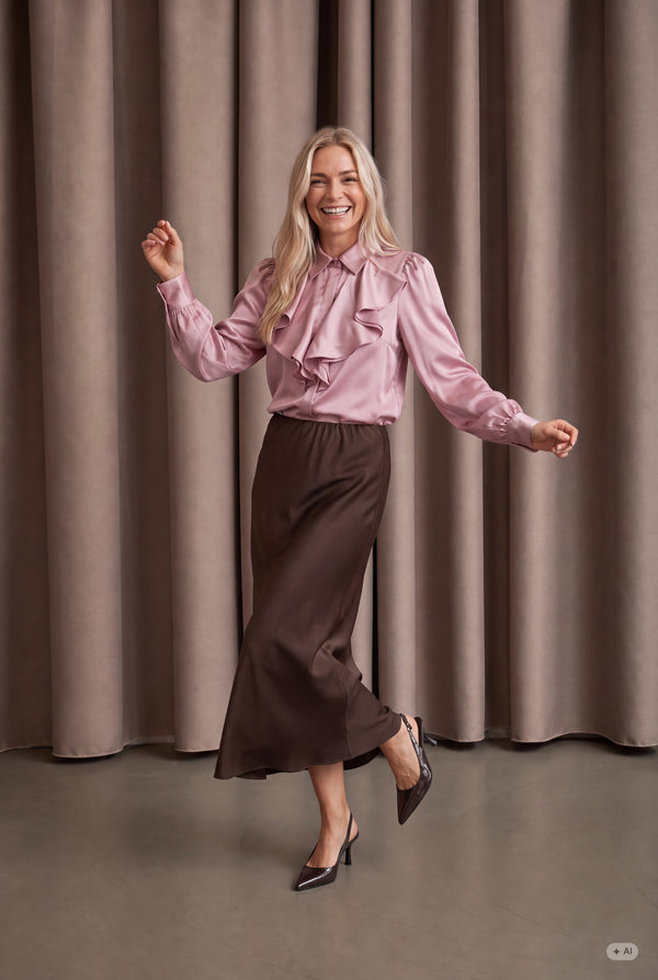 I SAY Steff Skirt Skirts 356 Dark brown
