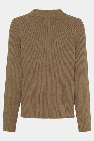 I SAY Tine Highneck Pullover Knitwear 102 Camel