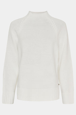 I SAY Tine Slit Pullover Knitwear 101 Broken White