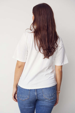 I SAY Tinni Basic T-Shirt T-Shirts 100 White