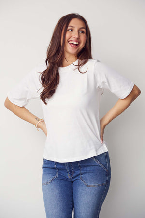 I SAY Tinni Basic T-Shirt T-Shirts 100 White