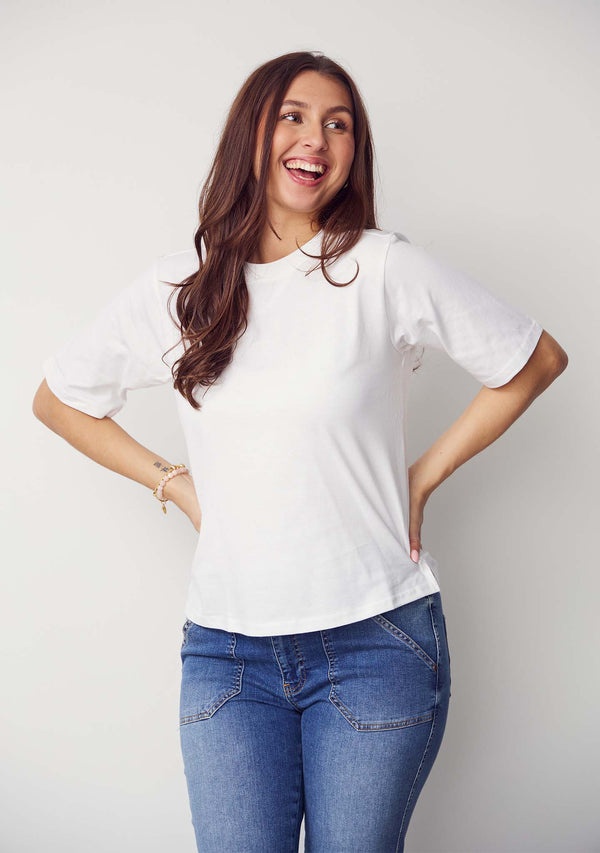 I SAY Tinni Basic T-Shirt T-Shirts 100 White