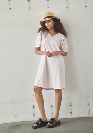 I SAY Tinni V-Neck Dress Dresses 516 Pink