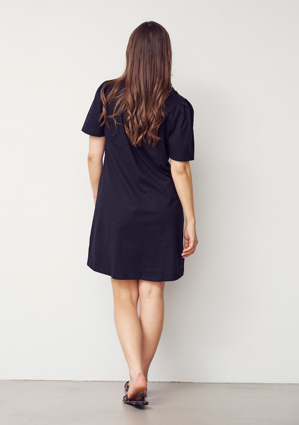 I SAY Tinni V-Neck Dress Dresses 900 Black