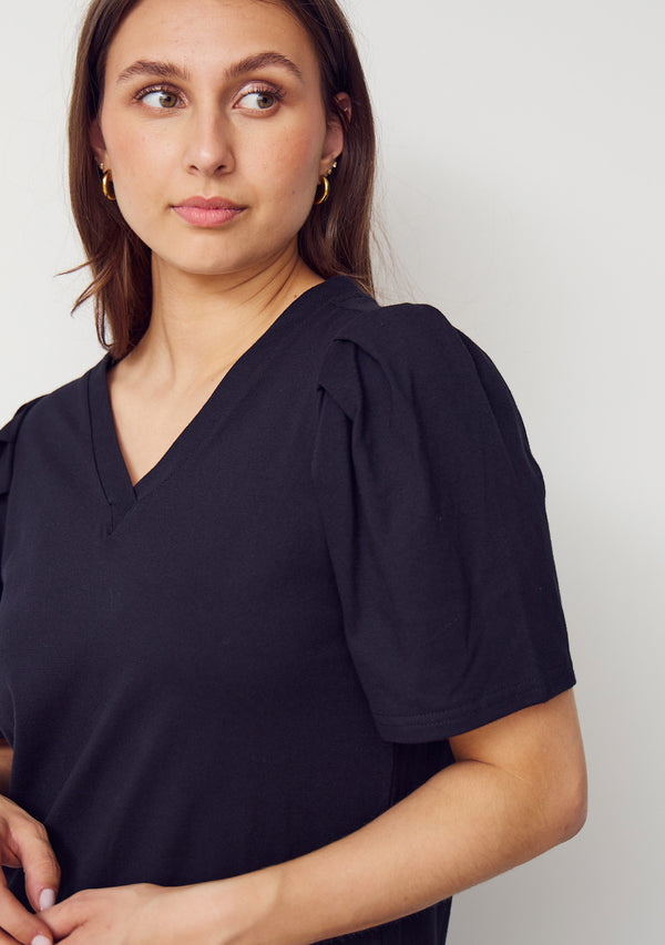 I SAY Tinni V-Neck Dress Dresses 900 Black