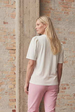 I SAY Tinni s/s T-Shirt Basics 101 Broken White