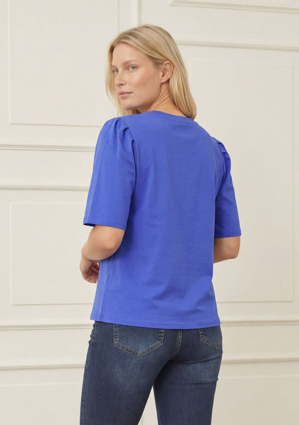 I SAY Tinni s/s T-Shirt Basics 636 Jeans blue
