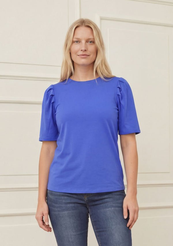 I SAY Tinni s/s T-Shirt Basics 636 Jeans blue