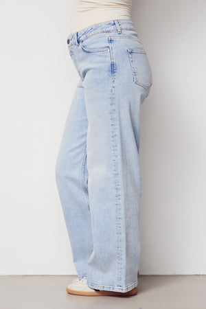 I SAY Torino Highwaist Jeans Pants 670 Blue Wash Denim