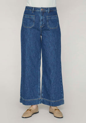 I SAY Torino Wide Jeans Pants 616 Denim Blue