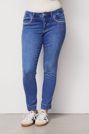 I SAY Verona Deco Jeans Pants 682 Denim Wash