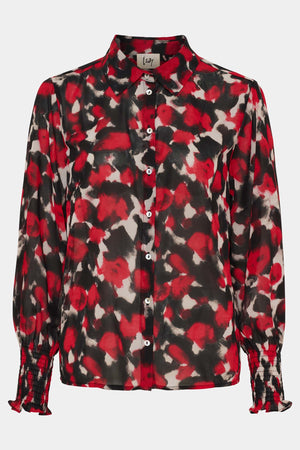 I SAY Vibse Shirt Shirts H89 Red Abstraction