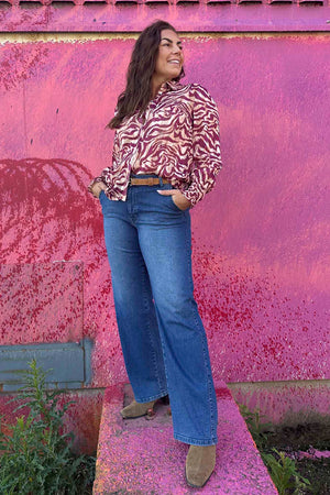 I SAY Vibse Shirt Shirts M79 Cerise Float
