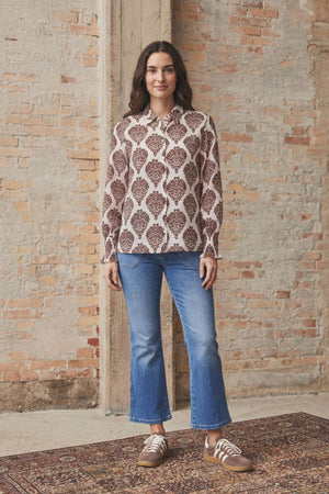 I SAY Vibse Shirt Shirts N85 Heritage Damask