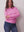 I SAY Gwen Basic Pullover Knitwear 515 Hot pink