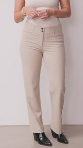 I SAY Firenze Straight Pant Pants 112 Sand
