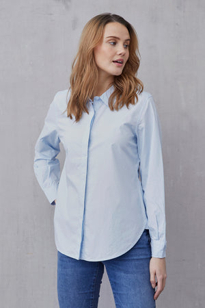 I SAY Bellis Classic Shirt Shirts 619 Light Blue