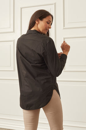 I SAY Bellis Long Shirt Shirts 900 Black