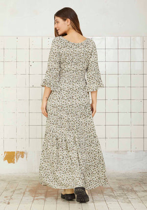 I SAY Chantel Dress Dresses L11 Greeny Flower