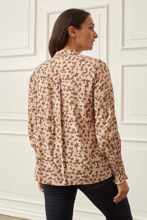 I SAY Gyta Smock Blouse Blouses 046 Autumn Flower