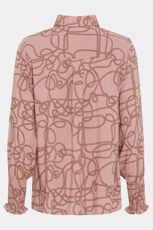 I SAY Gyta Smock Blouse Blouses K96 Rope Print