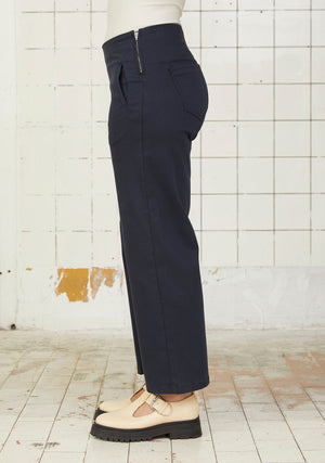 I SAY Isay Wide Leg Pant Pants 640 Navy