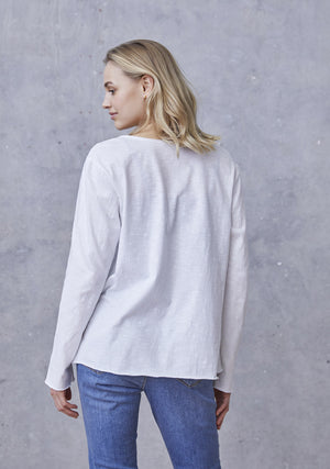 I SAY Kiva L/S T-Shirt T-Shirts 100 White