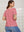 I SAY Kiva V-Neck T-Shirt T-Shirts L21 Wide Hibiscus Stripe