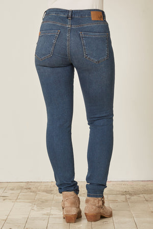 I SAY Lido Jeans Pants 670 Blue Wash Denim
