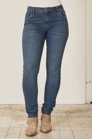 I SAY Lido Jeans Pants 670 Blue Wash Denim