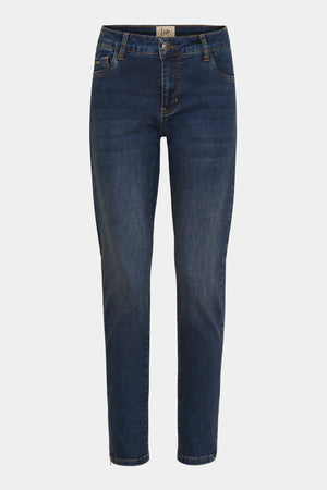 I SAY Lido Zip Jeans Pants 652 Dark Lido Wash